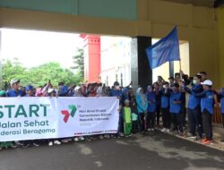 Dilepas MYL, Ribuan Peserta Ikuti Jalan Sehat Moderasi Beragama HAB Ke-77 Kemenag