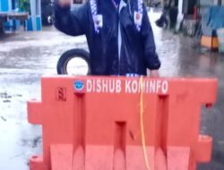 Dishub Pangkep : Air Sungai Meluap Kendaraan Jangan Masuk Kolom Jembatan Pangkajene