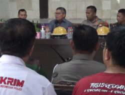 Taufan Pawe Ikuti Rakor Bersama Kapolres Parepare Jelang Laga PSM Makassar VS RANS Nusantara