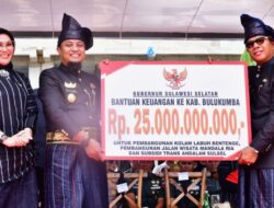 Lebih Meningkat, Gubernur Sulsel Serahkan Bantuan Keuangan Rp 25 M ke Kabupaten Bulukumba