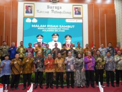 Wali Kota Parepare Taufan Pawe Hadiri Pisah Sambut Kejati Sulsel