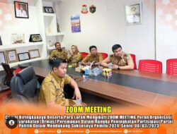 Camat Biringkanaya bersama Lurah Hadiri Rapat yang Digelar Kemendagri
