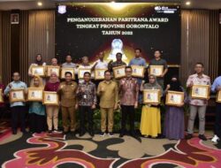 Paritrana Award 2022, Penjagub Gorontalo Apresiasi Pihak yang Mendukung Implementasi Jamsostek