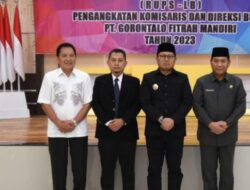 Hamka Hendra Noer Mengukuhkan Komisaris dan Direktur BUMD PT. Gorontalo Fitrah Mandiri