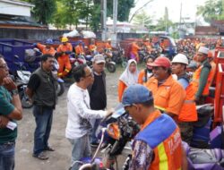 Camat Makassar Lakukan Pengecekan Armada Motor Sampah