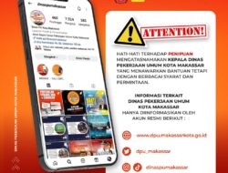 Masyarakat Diharapkan Waspada Terhadap Penipuan Bantuan Mengatasnamakan Kadis PU Makassar