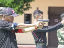 Danyon Brimob Parepare Ajak Insan Media Olahraga Menembak