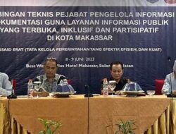Bapenda Makassar Ikuti Bimbingan Teknis PPID yang Diadakan Diskominfo Makassar dan USAID ERAT
