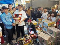 Gubernur Sulsel Kerahkan Dinsos dan BPBD Penyaluran Bantuan Logistik Korban Kebakaran di Jalan Andi Djemma Makassar
