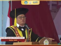 Bawakan Orasi Ilmiah di Wisuda Unsulbar, Rektor UNM Ajak Alumni Kembangkan Potensi Daerah