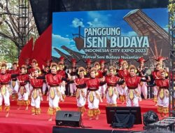Sanggar Binaan Disbud Makassar Tampilkan Tarian Historical Adat Toraja di Pembukaan Resmi Rakernas ICE APEKSI 2023