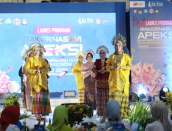 Indira-Fatma Kenalkan Baju Bodo Bugis Makassar Lewat Fashion Show APEKSI 2023