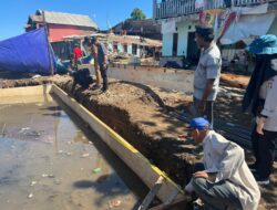 Tim Teknis PU dan PPTK Sanitasi tinjau Kesiapan Pelaksanaan Pengecoran Bak IPAL di Bontorannu