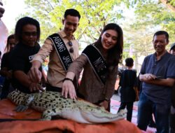Pengunjung F8 Antusias Foto Bareng Satwa Liar di Both Damkar Makassar