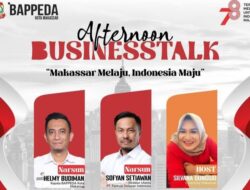 Jelang Kemerdekaan RI dan F8, Bappeda Makassar Gelar Afternoon Business Talk