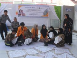 FSD UNM Lakukan Terapi Batik ke Puluhan Warga Binaan Rutan Kelas 1 Makassar