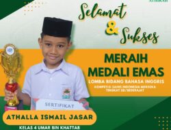 Capaian Luar Biasa Athalla, Siswa Berprestasi SD Islam Athirah Racing Centre Makassar