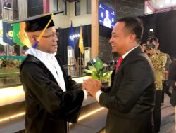 Andi Sudirman Hadiri Pengukuhan Anggota BPK RI, Pius Lustrilanang sebagai Guru Besar UNSOED