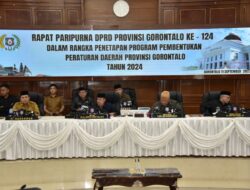 Tetapkan Propemperda Tahun 2024, Penjagub Gorontalo Usulkan Tiga dari 10 Ranperda, Ini Isinya
