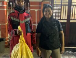 Damkar Makassar Berhasil Amankan Sarang Tawon di Rumah Warga