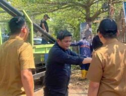 Kolaborasi Bersama Komisi C DPRD, Dinas PU Makassar Tertibkan Tiang Kabel Fiber Optik