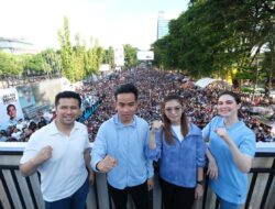 Jalan Sehat di Makassar Mirip Lautan Manusia, Gibran: Terima Kasih