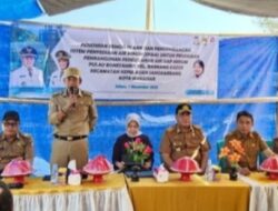Camat Sangkarrang Hadiri Peresmian SPAM Pulau Bonetambu