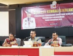 Camat Benyamin Buka Kegiatan Percepatan Penanganan Anak Tidak Sekolah Tahun 2023 di Kecamatan Biringkanaya