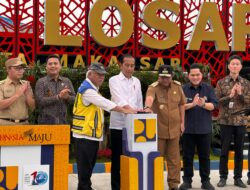 Resmikan IPAL Losari, Jokowi : Ramah Lingkungan dan Tingkatkan Kualitas Kesehatan Masyarakat