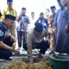 Pj Gubernur Sulsel Lakukan Peletakan Batu Pertama Pembangunan Menara Masjid Nurul Ilmi Himal SMPPSMADAGA Bone