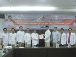 Mantap Bertarung di Pilwali Makassar ASA Kembalikan Formulir di PKS dan PKB