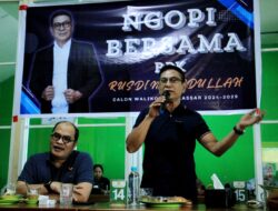Rusdin Abdullah Ngopi Bareng Warga Minasa Upa Makassar, Janji Hapus Iuran Sampah