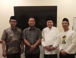 Andi Sudirman Bersilaturahmi dengan Pengurus Pusat RMI-PBNU KH Hilmi Ashiddiqi