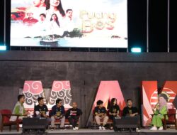Angkat Kearifan Lokal Sulsel dan Kapal Pinisi, Michel Zudith Promosikan Film ‘Puang Bos’ di F8