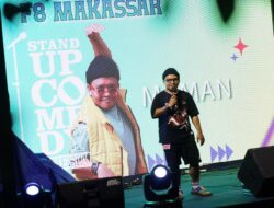 F8 Makassar Hadirkan Panggung Stand Up Comedy Hibur Masyarakat