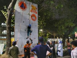 Fasilitas Panjat Tebing BPBD Jadi Daya Tarik Anak-Anak di F8