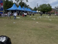 Pasca Pelaksanaan TSM Day, Panitia Pelaksana Bersihkan Sampah di Lapangan Andi Makkasau