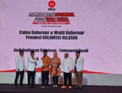 PKS Resmi Serahkan Formulir B1 KWK kepada Andi Sudirman – Fatmawati di Pilgub Sulsel