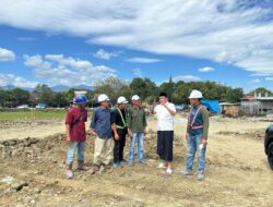 Bupati Barru Suardi Saleh  Pantau Perkembangan  Pembangunan Masjid Raya