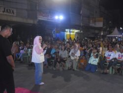 Usai mendaftar di KPU Makassar, Pasangan Seto-Rezki Temui Ribuan Warga Kecamatan Wajo
