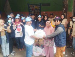 Respon Cepat, Tim Pemenangan Seto-Rezki Salurkan Bantuan Korban Kebakaran di Area TPA Antang