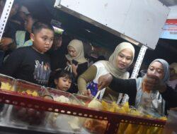 Kunjungi Pusat Kuliner Pasar Cidu Makassar, Rezki Mulfiati Lutfi Disambut Antusias Masyarakat
