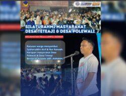 Sambut Sar-Kanaah, Warga Teteaji dan Polewali: Pembawa Perubahan Sidrap
