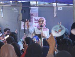 Warga Rappocini Terpikat Sambut Program Seragam Sekolah Geatis dari Rezki Mulfiati Lutfi