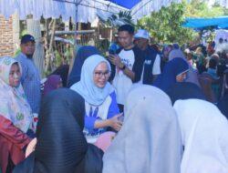 Tak Perduli Panas dan Hujan, Reski Mulfiati Lutfi Sisir 3 Kelurahan di Kecamatan Tamalanrea Demi Makassar yang Lebih baik