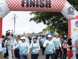 Fun Walk dan Donor Darah Meriahkan HUT Korpri ke 53 di Sulbar