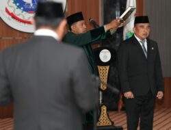 Bahtiar Baharuddin Lantik Amujib Sebagai Pj Sekprov Sulbar