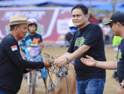 Bupati Barru Meriahkan Pesta Rakyat Lomba Taxi Gabah Harapan Cup III