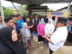 PJ Bahtiar Salurkan Bantuan untuk Korban Kebakaran di BTN Maspul