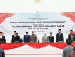 Gubernur Suhardi Duka Ajak DPRD Sulbar Bangun Sulbar Maju dan Sejahtera